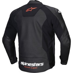 Alpinestars Faster V3 CUIR NOIR-ROUGE