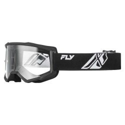 Fly Racing enfant Focus Goggles noir/blanc Frame Claire