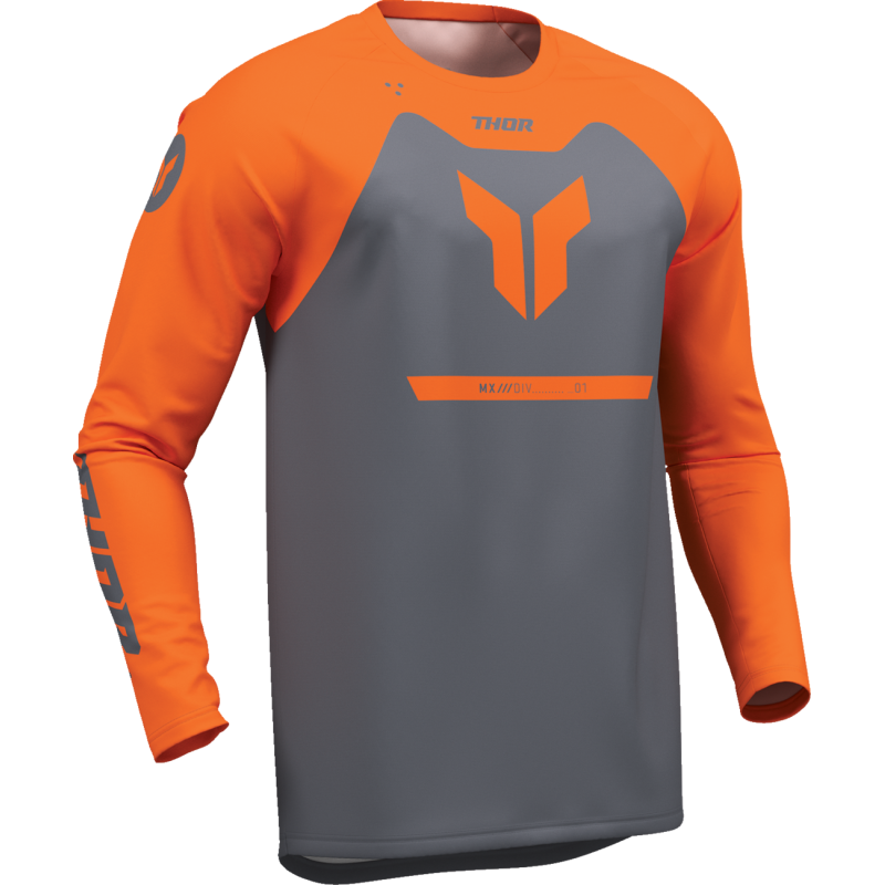 THOR JERSEY RIDEMODE MENACE CHARCOAL