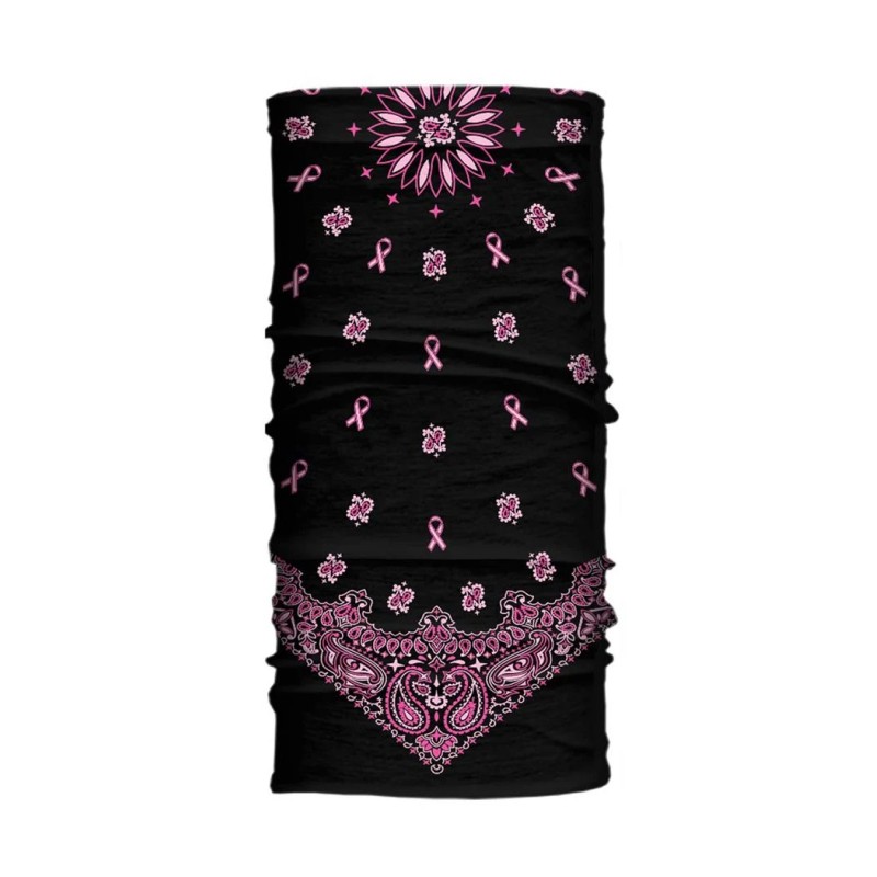 Hairglove Tube léger Paisley noir/rose