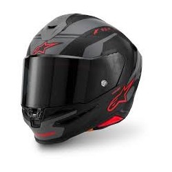 Alpinestars S-R7 Helmet core noir-gris-rouge