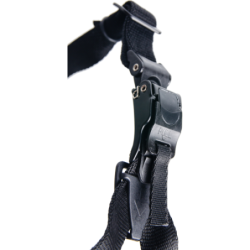 Polo noir glacé
