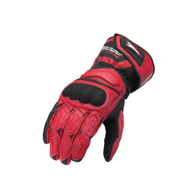 Teknic Chicane 'Street gloves' long rouge-noir