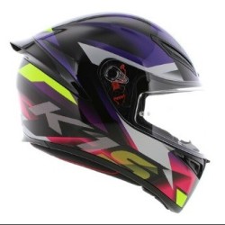 AGV K1 S FASTLAP Noir-Mauve-Rose