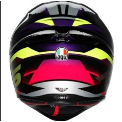 AGV K1 S FASTLAP Noir-Mauve-Rose