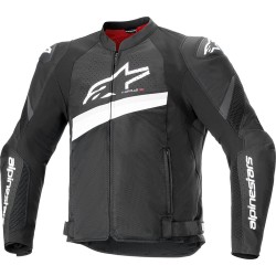 ALPINESTARS T-GP PLUS V4 AIR NOIR-BLANC
