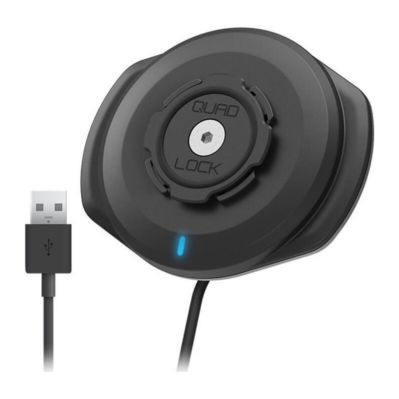 Quad Lock - Tête de Chargement USB Sans Fil Étanche - QLA-MOT-WCH-3