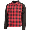 Joe Rocket Richmond Performance chemise rouge-noir