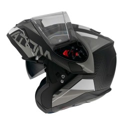MT CASQUE ATOM SV - QUARK NOIR-GRIS