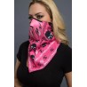 Hair Glove Bandana ''skull rose''