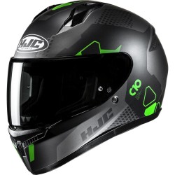 HJC - Casque C10 Aspa Noir mat/ Vert
