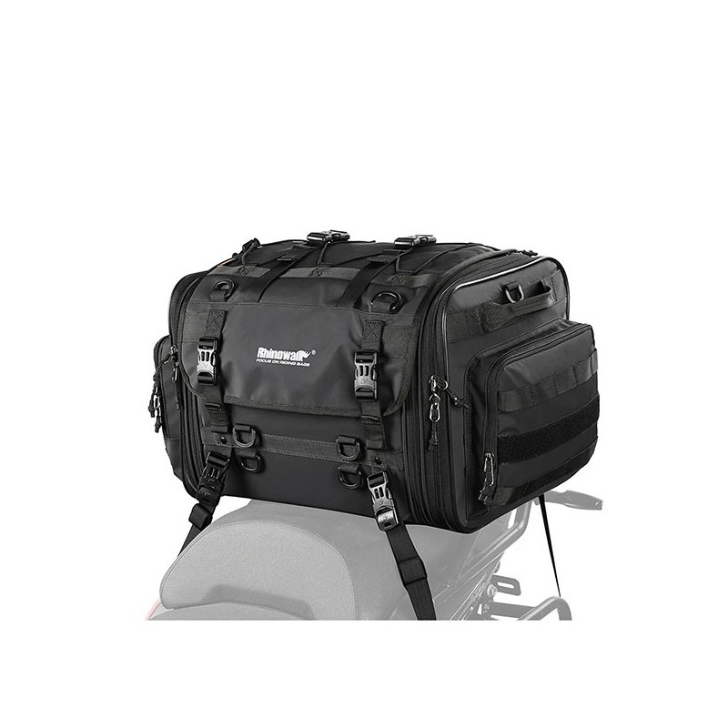 Rhinowalk 40L-60L EXTENSIBLE Tail Bag NOIR