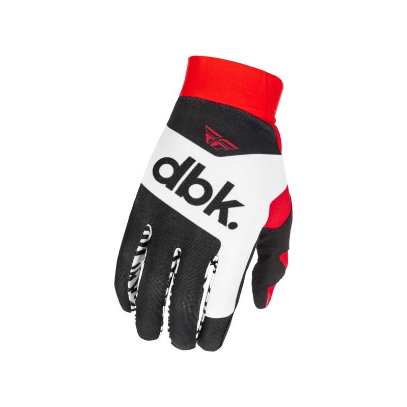 Fly Pro Lite DBK Gants noir/blanc/Rouge