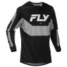 Fly Kinetic Jersey noir/Gris enfant