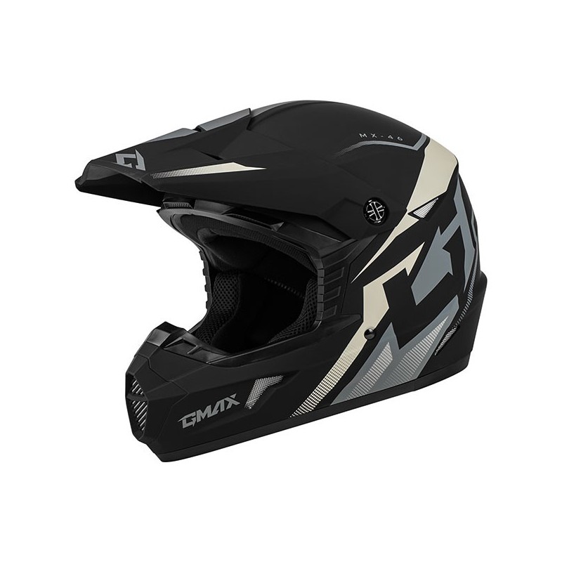 GMAX MX46 COMPOUND noir-gris-matt