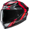 HJC I11 SUB MATT NOIR-ROUGE