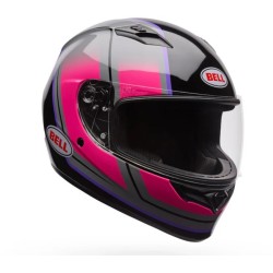 BELL QUALIFIER MC GRID NOIR-ROSE