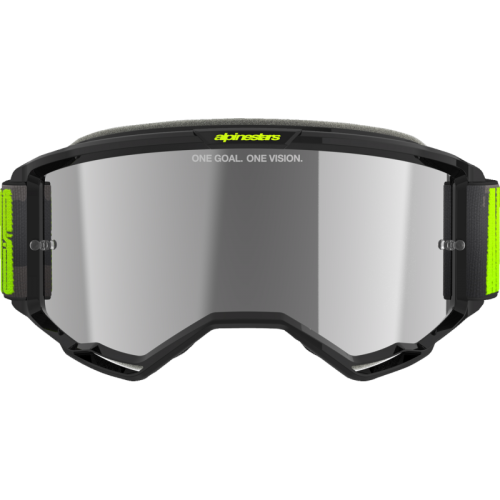 ALPINESTARS GOGGLE VISION 5 HOLLOW CHR/YLW FLUO.MIR SIL